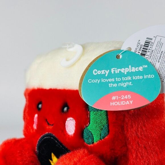 Aurora World Plush - Palm Pals - Cozy Fireplace Holiday (5 inch) - Stuffed Plush - Picture 6 of 6